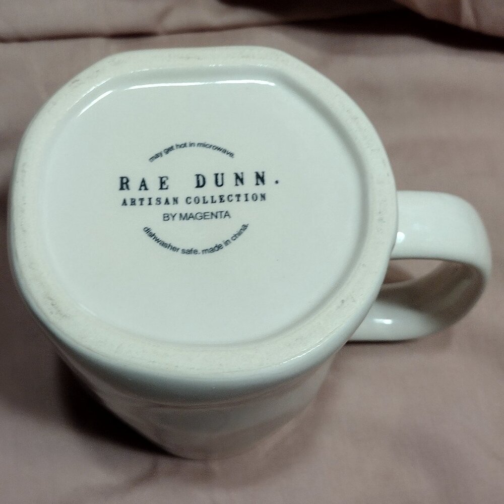 Rae Dunn || "Happy" Ceramic Mug 18oz - Picture 4 of 5